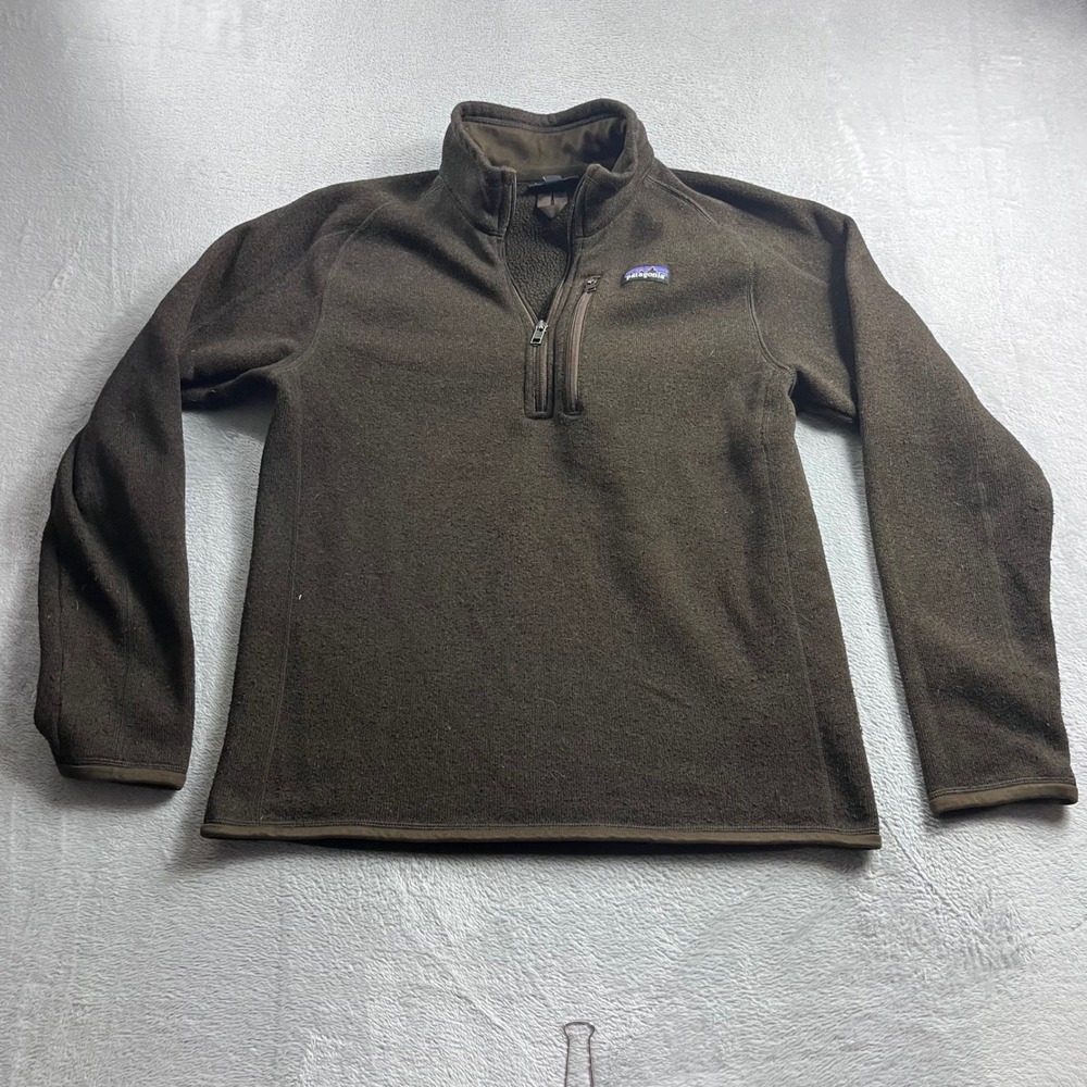 Patagonia Better Sweater 1/4-Zip Pullover Industrial Green 25523 FA19 Mens M - Picture 3 of 9